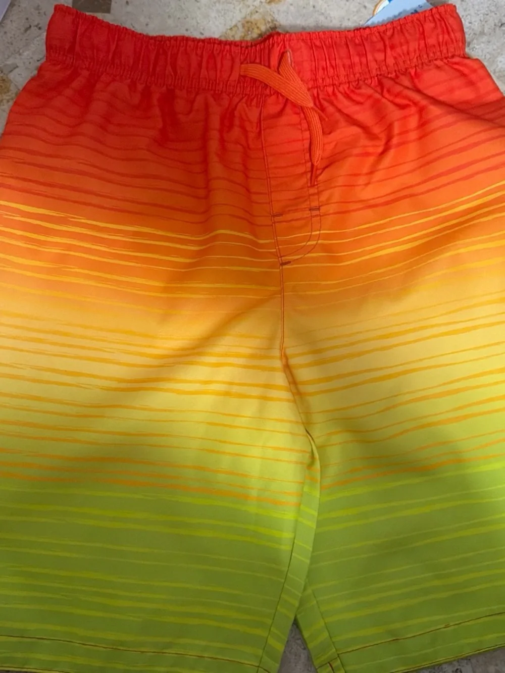 Girls' Orange Active Swim Shorts - 14/16